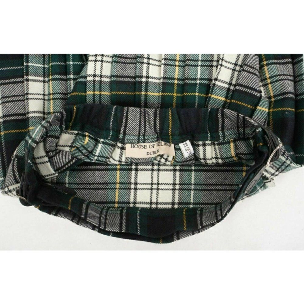 House of Ireland Girls Plaid Cape Poncho Coat & Skirt L 7-8 8-10 Tartan Plaid - Picture 11 of 11